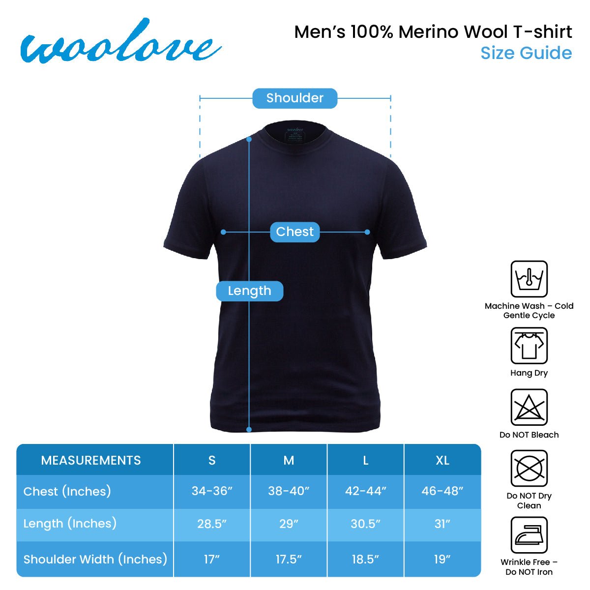 Men's Merino Wool T-Shirt — Lightweight