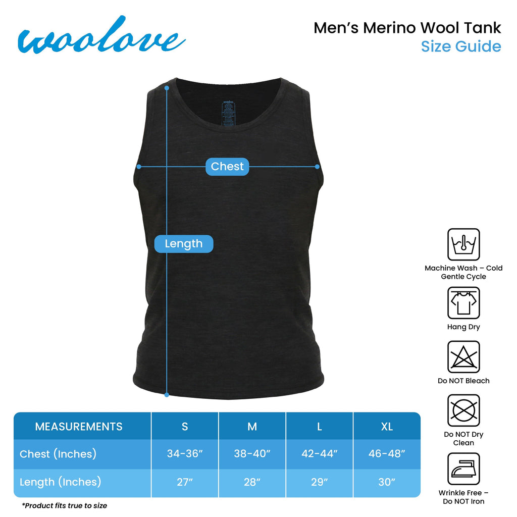 Men's Merino Wool Tank Top