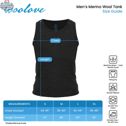 Men's Merino Wool Tank Top - Shopthatapp.ca