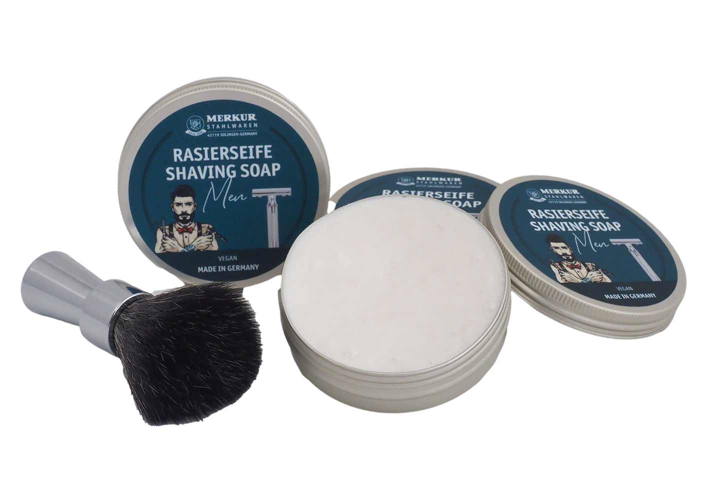 Merkur Shaving Soap for Men, 100gr - Superior Lather & Smooth Shave