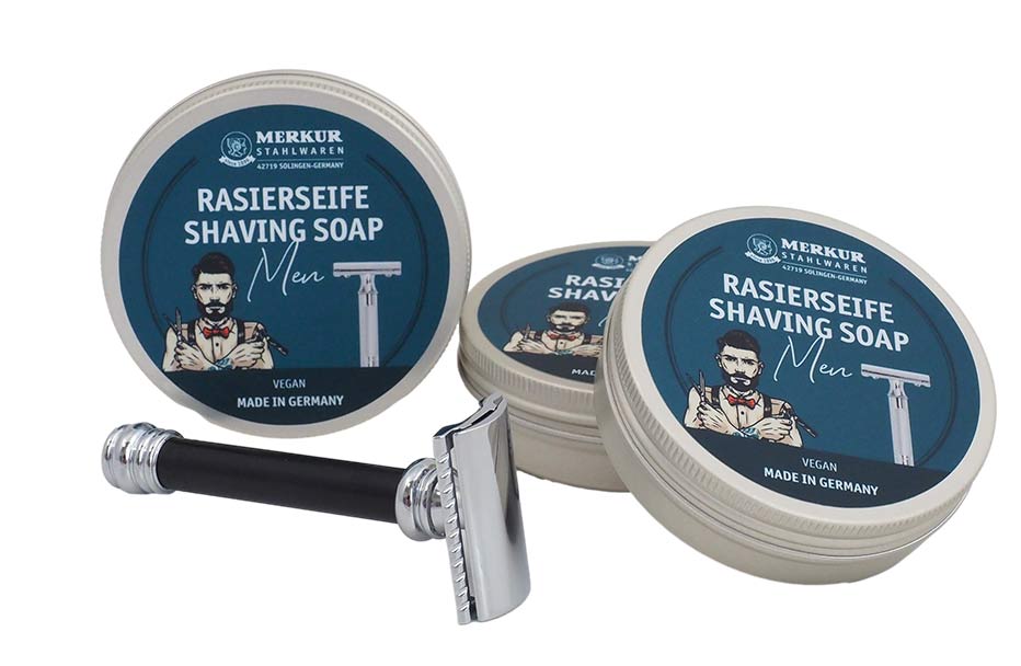 Merkur Shaving Soap for Men, 100gr - Superior Lather & Smooth Shave