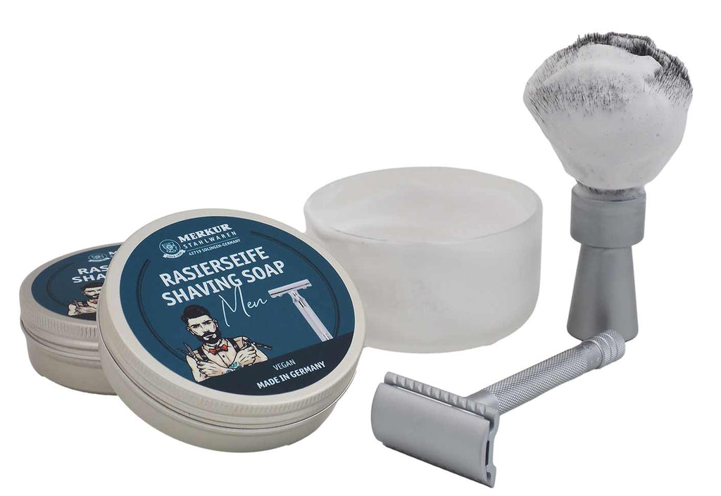 Merkur Shaving Soap for Men, 100gr - Superior Lather & Smooth Shave
