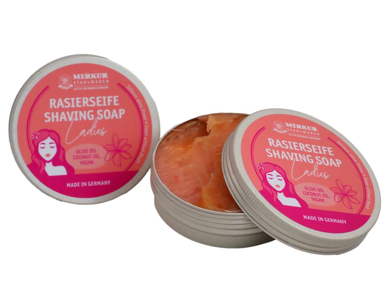 Merkur Ladies Shaving Soap - Creme for Smooth Shaving, 100gr