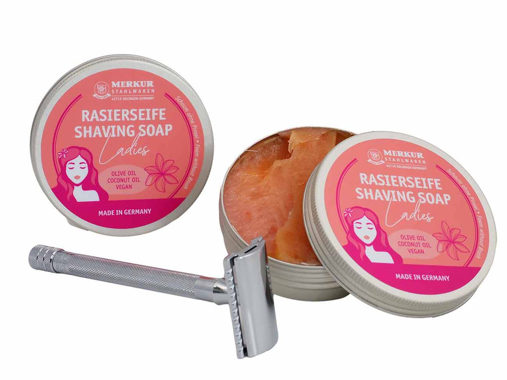 Merkur Ladies Shaving Soap - Creme for Smooth Shaving, 100gr