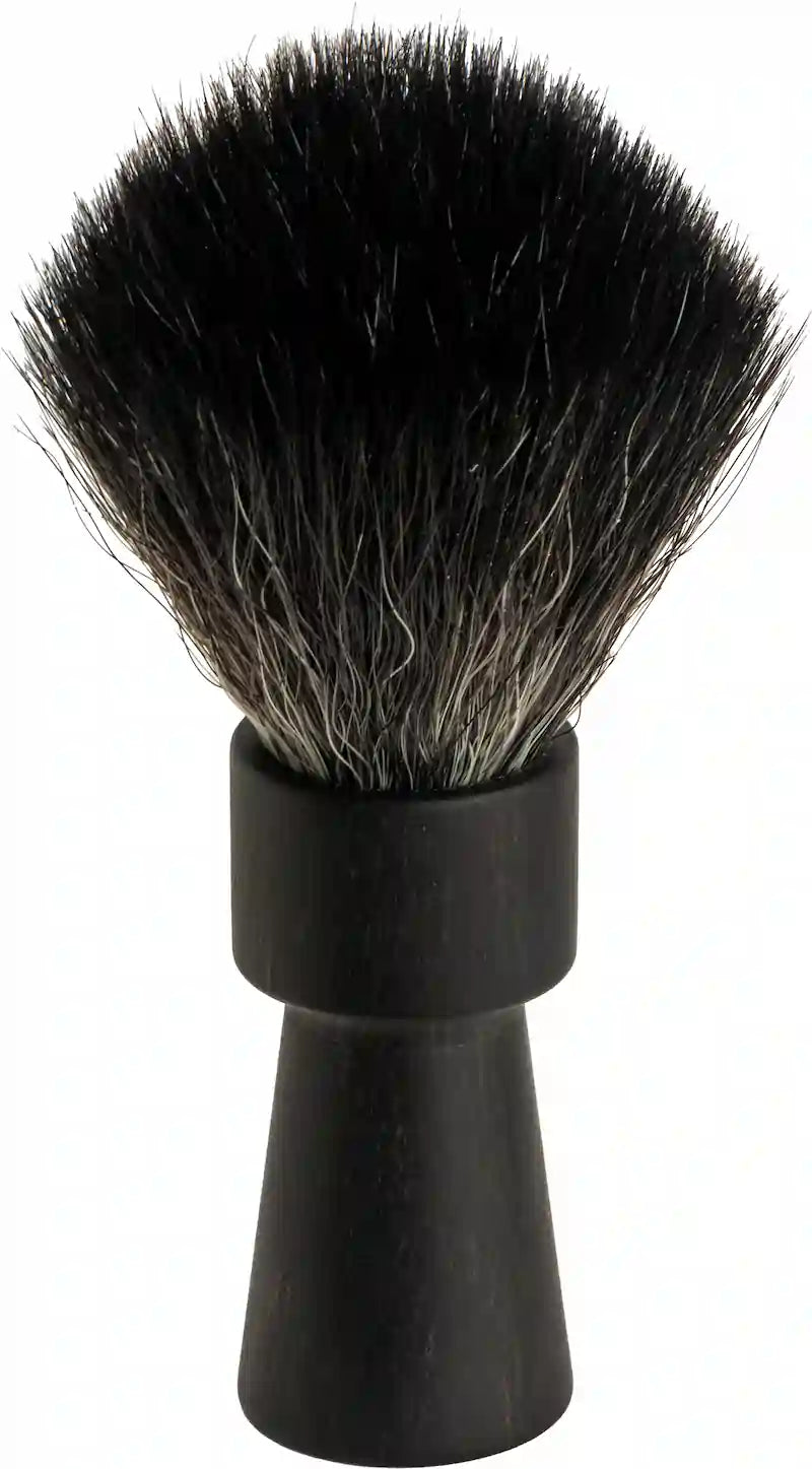 MERKUR 1100 Shaving Brush - Black Fibers for Ultimate Shaving Experience