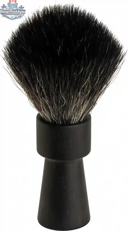 MERKUR 1100 Shaving Brush - Black Fibers for Ultimate Shaving Experience - Shopthatapp.ca