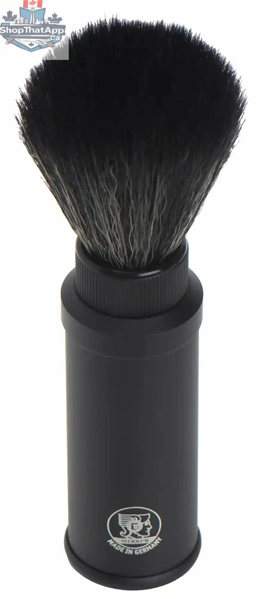 MERKUR Travel Shaving Brush 1300 Aluminum for Ultimate Grooming on the Go - Shopthatapp.ca