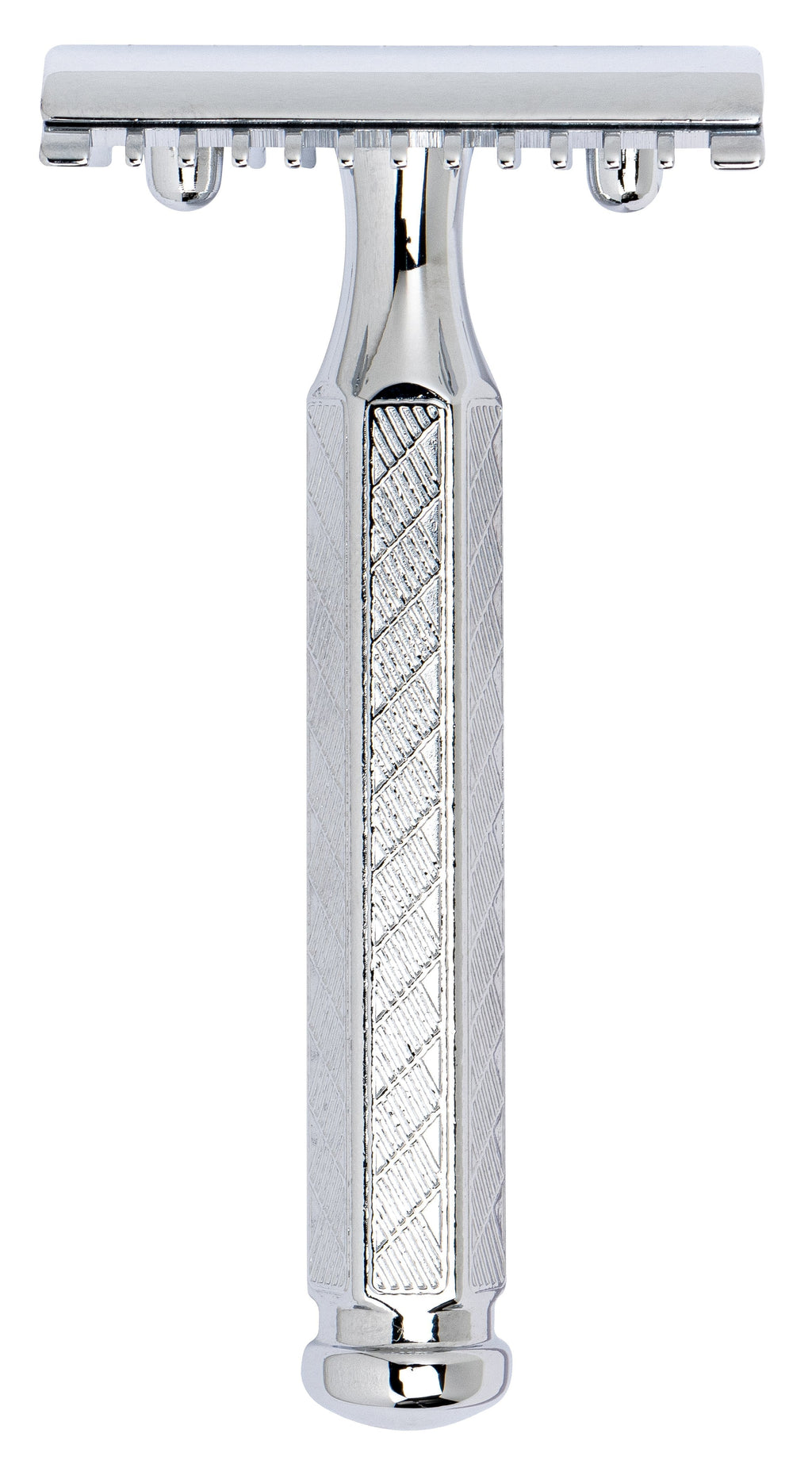 Merkur 41C Safety Razor - 3-Piece DE Open Comb with Classic 1906 Etched Handle in Chrome