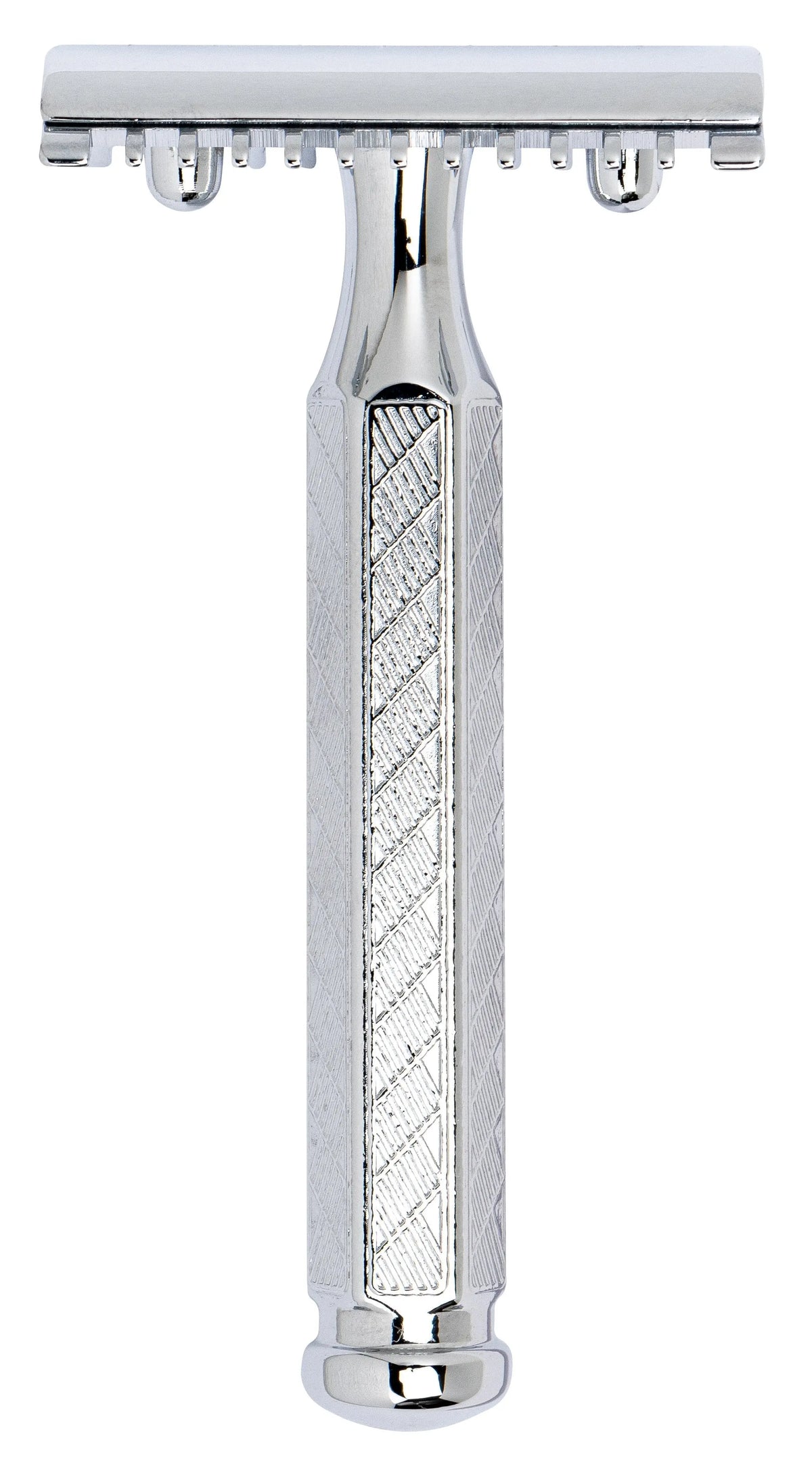 Merkur 41C Safety Razor - 3-Piece DE Open Comb with Classic 1906 Etched Handle in Chrome - Shopthatapp.ca