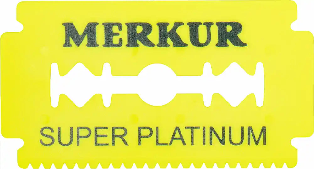 Merkur Nose Hair Trimmer - Stainless Steel, Matte Finish for Precision Grooming, Perfect for MERKUR Ice Scratcher Yellow