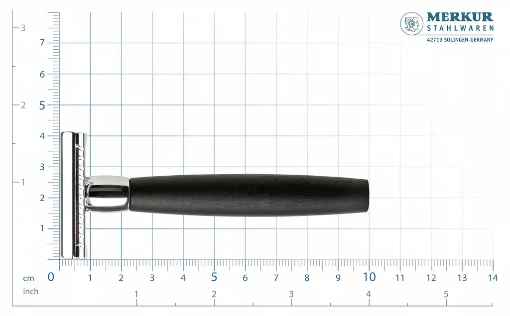 MERKUR 49C Razor with Elegant Ebony Handle