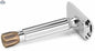 MERKUR Adjustable Safety Razor 500 Progress with Metal Knob in Antique Brass Finish - Shopthatapp.ca