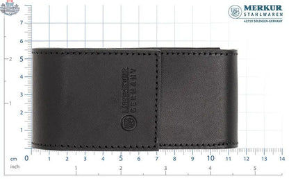 Merkur Leather Razor Case for Razor and 10 Blades - Black - Shopthatapp.ca
