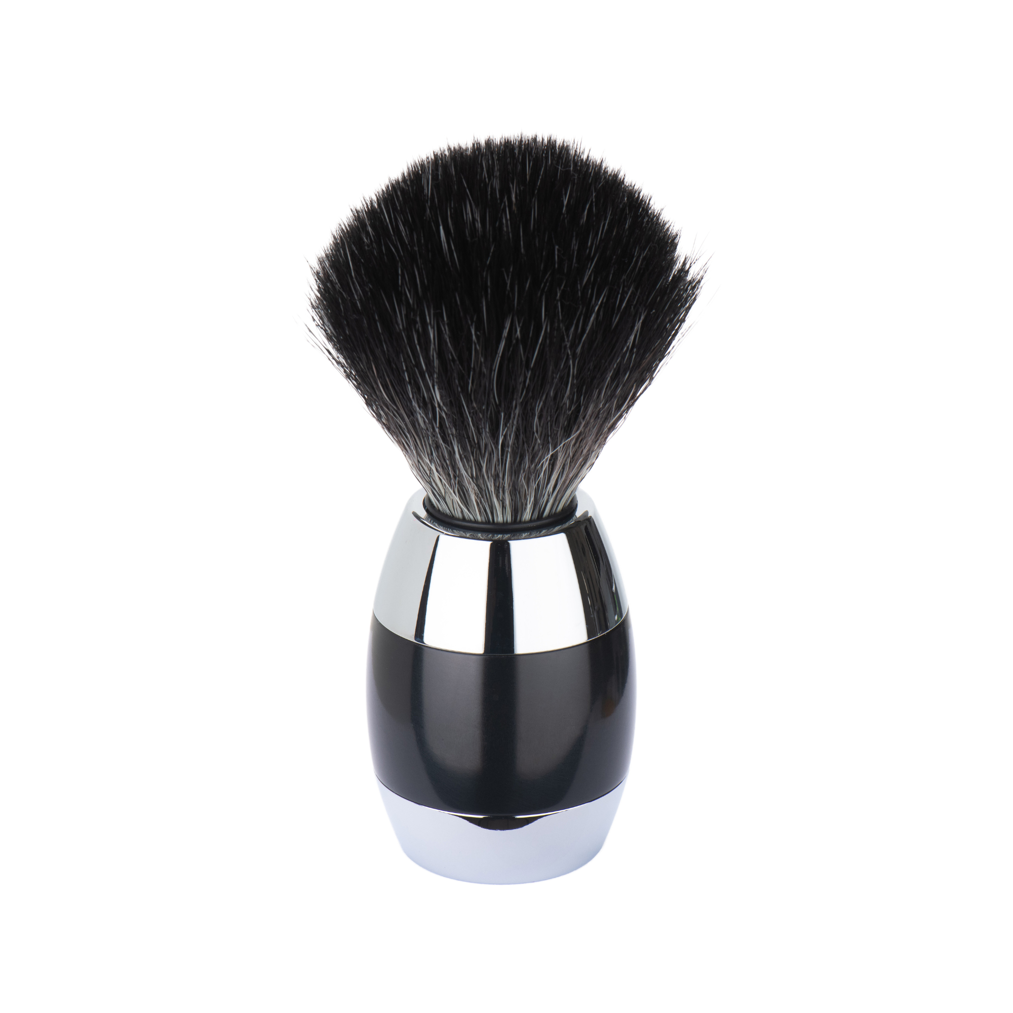 MERKUR Shaving Brush 1201 Vegan Synthetic Hair in Bright Chrome for Premium Quality Shaving - MERKUR shaving brush vegan синтетическая щетина