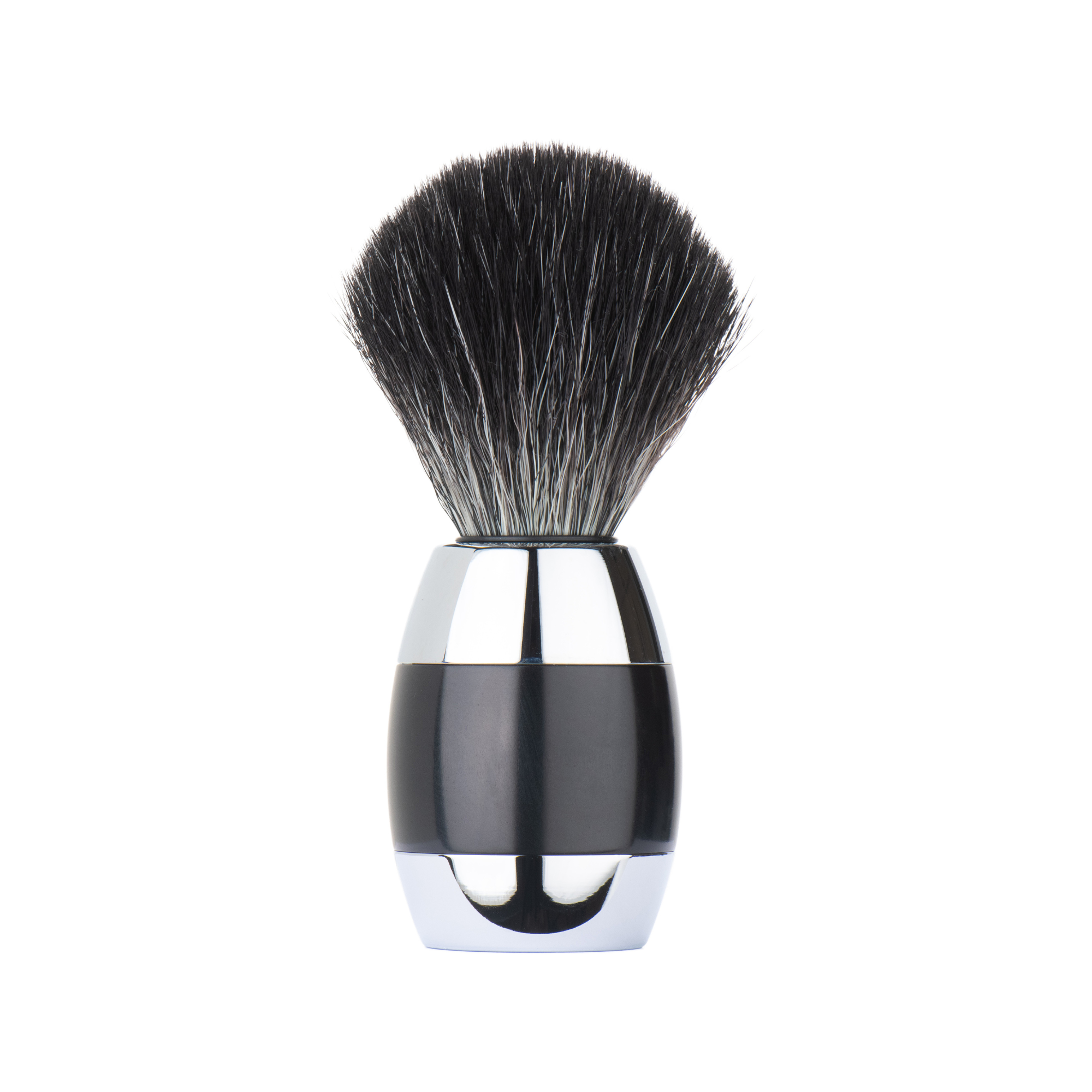 MERKUR Shaving Brush 1201 Vegan Synthetic Hair in Bright Chrome for Premium Quality Shaving - MERKUR shaving brush vegan синтетическая щетина