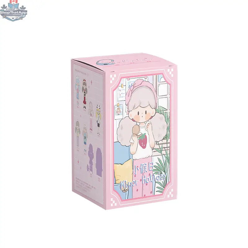 Colorful Molinta Minor Holiday Blind Box toy by Finding Unicorn, featuring whimsical characters and playful packaging.