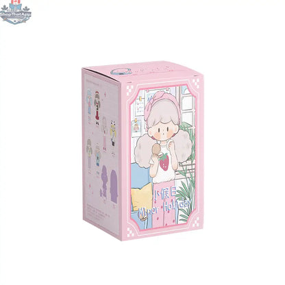 Colorful Molinta Minor Holiday Blind Box toy by Finding Unicorn, featuring whimsical characters and playful packaging.