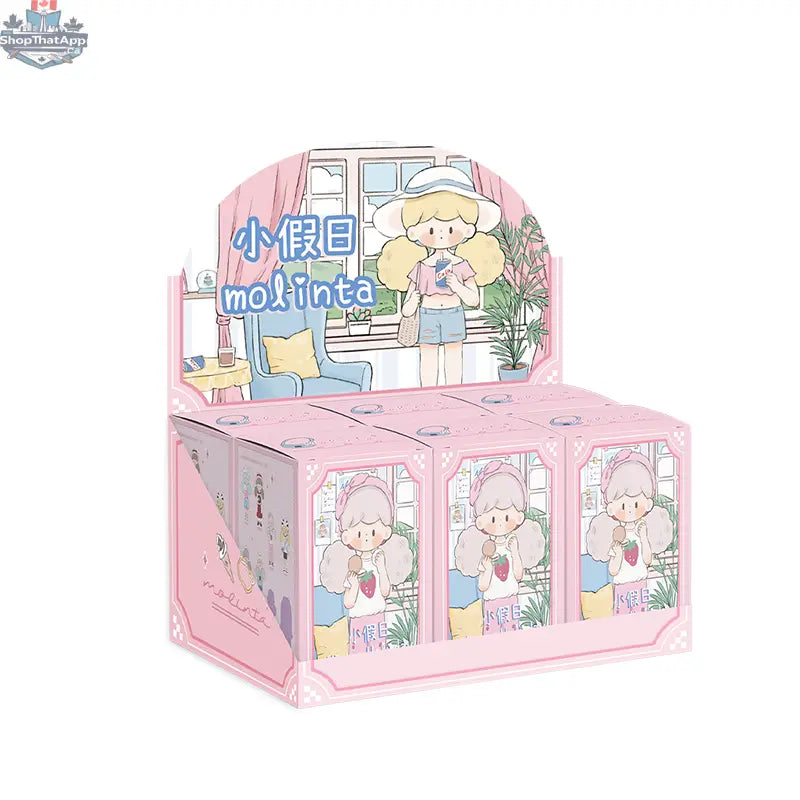 Finding Unicorn Molinta Minor Holiday blind box toy by Mindzai Toy Shop, colorful packaging featuring playful cartoon characters.