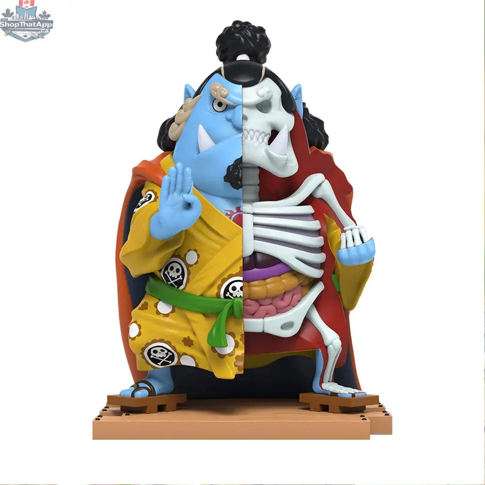 Dissectable One Piece figure from Series 2 by Jason Freeny and Mighty Jaxx, detailed toy with visible internal design.
