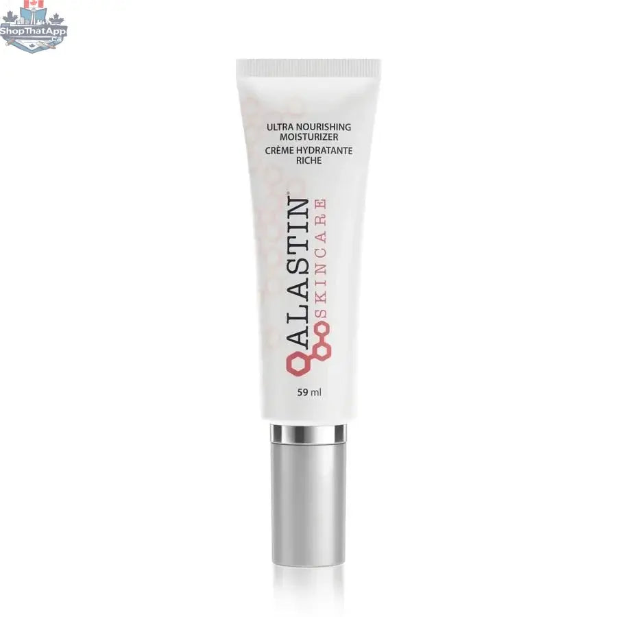 Alastin Ultra Nourishing Moisturizer by Monarch MD Medical Aesthetics featuring a white jar with a silver lid for deep hydration.