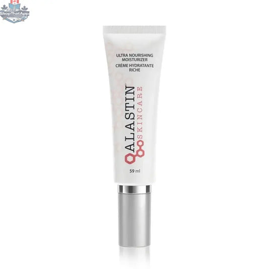 Alastin Ultra Nourishing Moisturizer by Monarch MD Medical Aesthetics featuring a white jar with a silver lid for deep hydration.