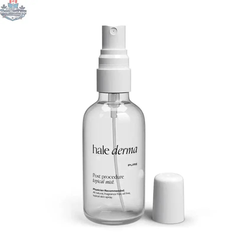 Monarch MD Hale Derma Spray 2oz bottle, a skincare mist with a pump for facial hydration and soothing application.