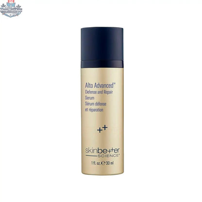 Skinbetter Science Alto Advanced Defense and Repair serum bottle, designed for enhanced skin health and protection.