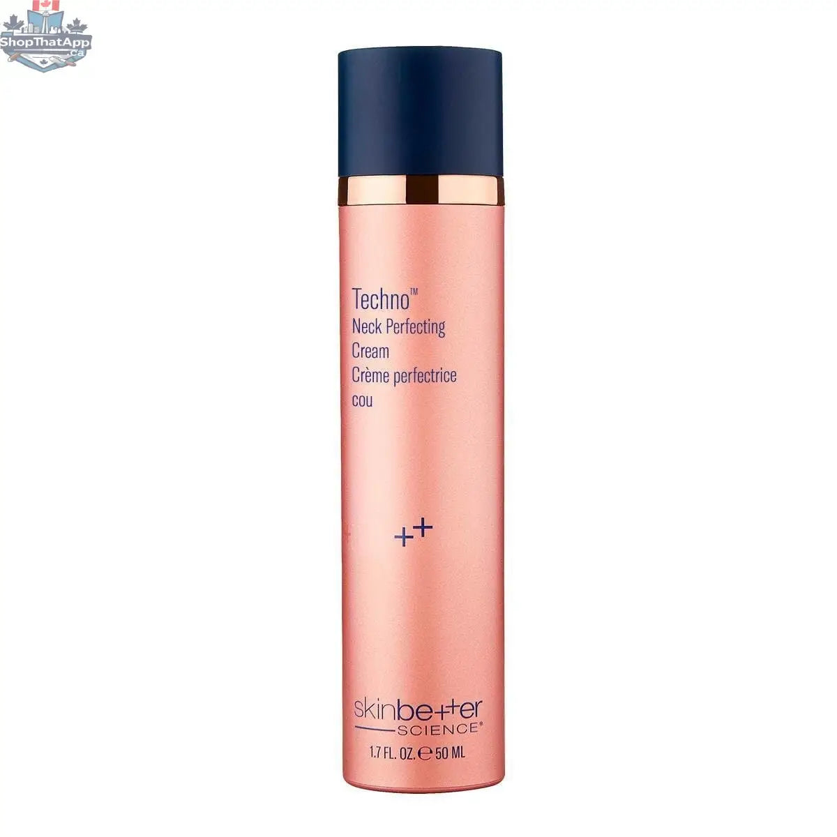 Skinbetter Science Techno Neck Cream by Monarch MD Medical Aesthetics, showing a jar of neck firming and anti-aging skincare.