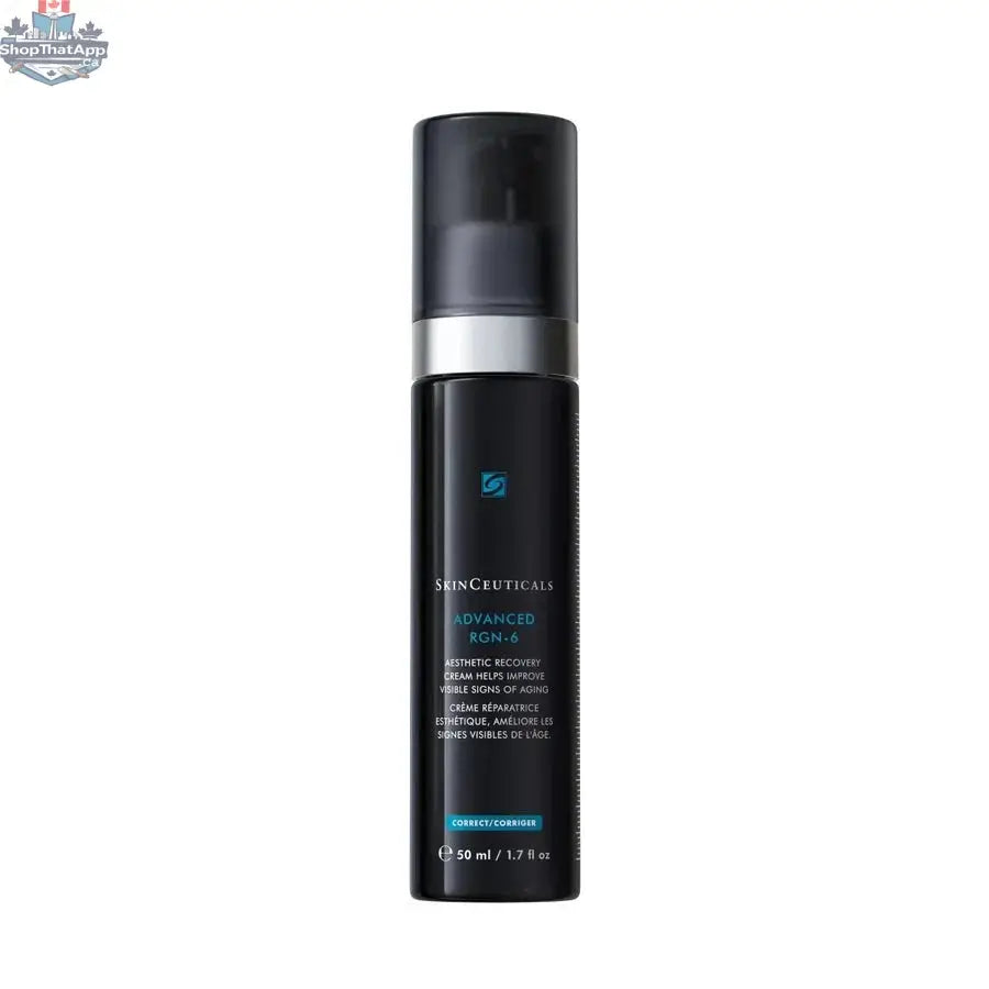 SkinCeuticals Advanced RGN-6 skincare treatment bottle with branding and product label, designed for skin revitalization.