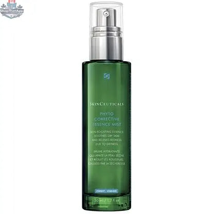 SkinCeuticals Phyto Corrective Mist providing soothing hydration and radiant skin, in a clear spray bottle with a fine mist.