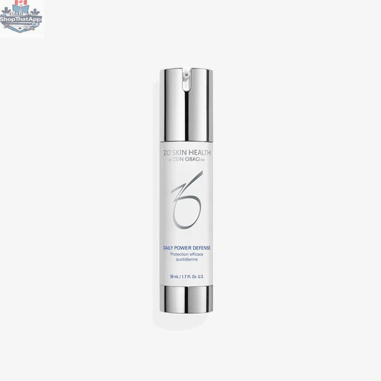 Travel size ZO Daily Power Defense Phloretin CF serum by Monarch MD Medical Aesthetics, featuring a sleek bottle with pump dispenser.