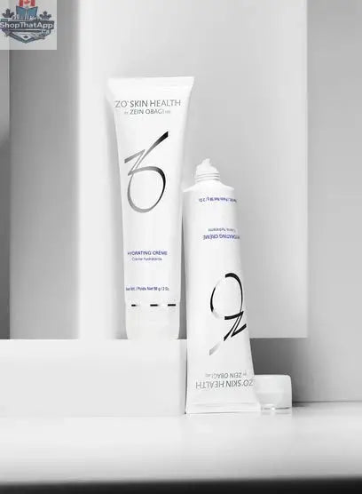 Travel size ZO Hydrating Creme by Monarch MD Medical Aesthetics, showing a small jar of intense moisture skincare cream.