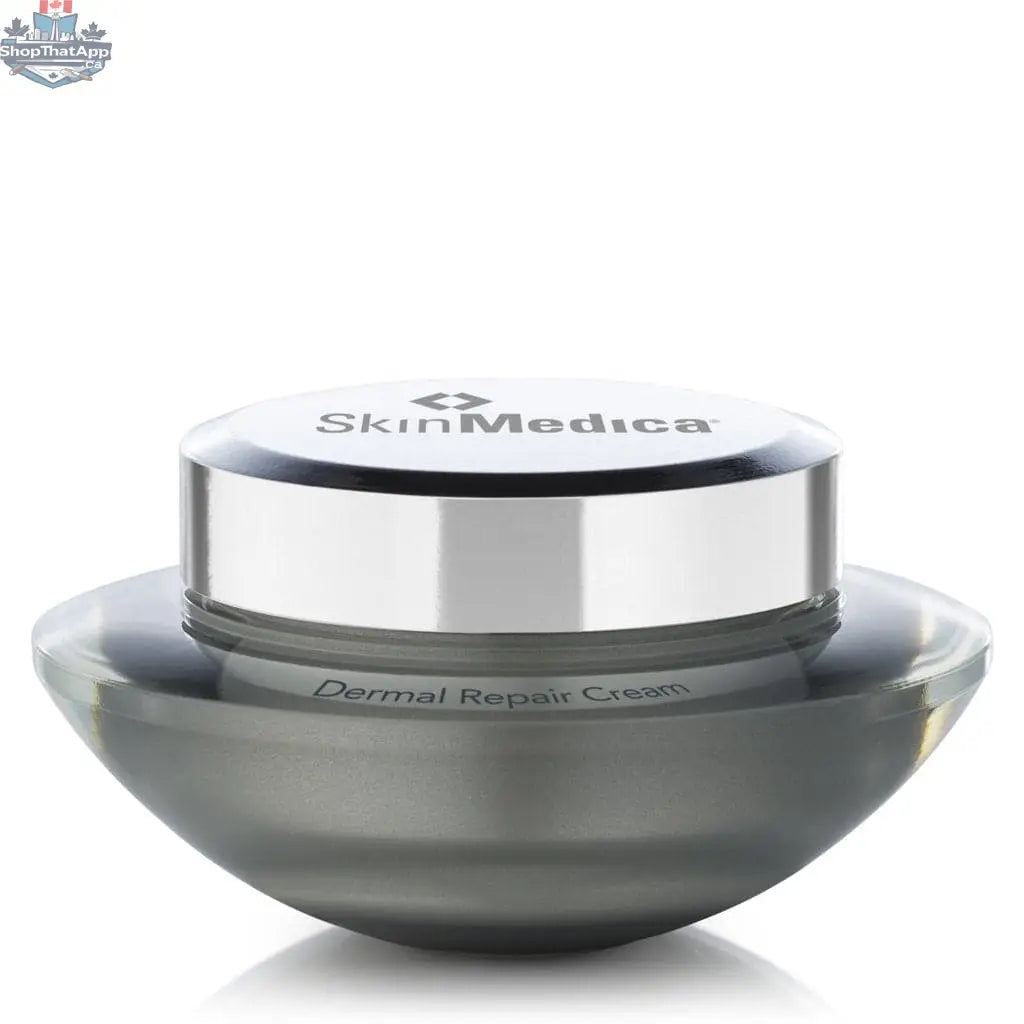 SkinMedica Dermal Repair Cream jar, clinical skin care product for hydration and skin restoration by Monarch MD Medical Aesthetics