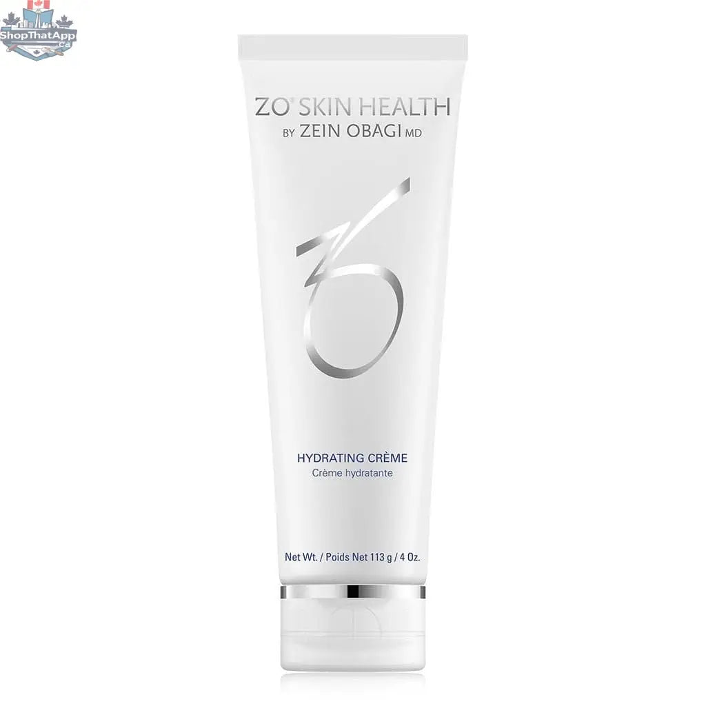 ZO Hydrating Creme by Monarch MD Medical Aesthetics, a smooth, creamy skin care product in a white jar with a blue label.