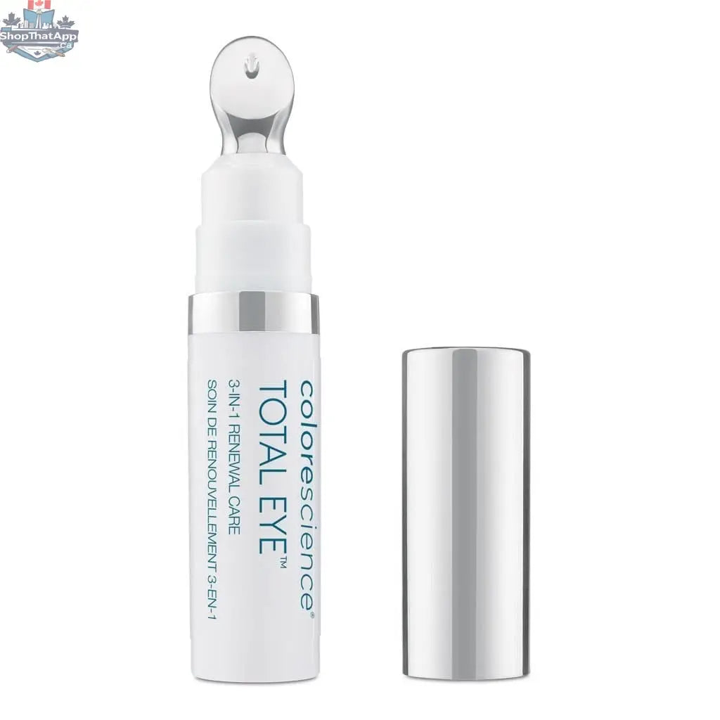 Colorescience Total Eye Renewal Care by Monarch MD Medical Aesthetics, skin care product in a sleek jar for bright, youthful eyes.