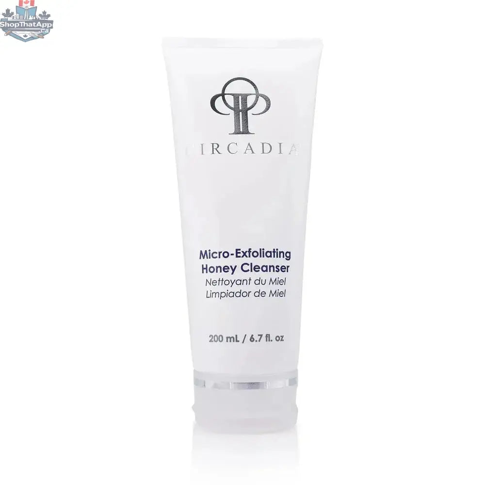 Circadia Honey Cleanser by Monarch MD Medical Aesthetics showing the micro-exfoliating skincare formula in a sleek tube.