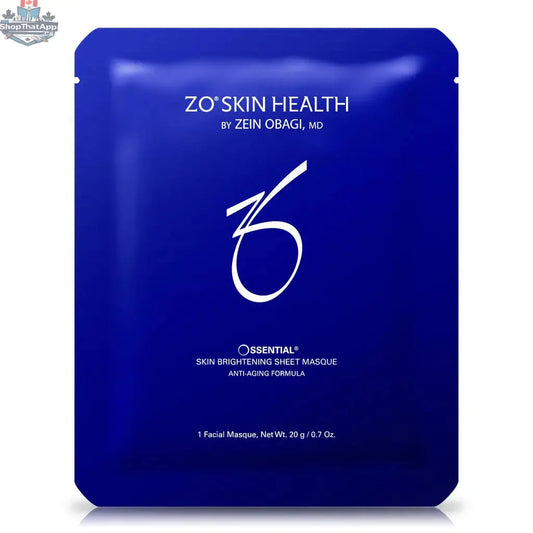 Monarch MD ZO Skin Brightening Mask for radiant, even skin tone in a soothing skincare sheet mask format.