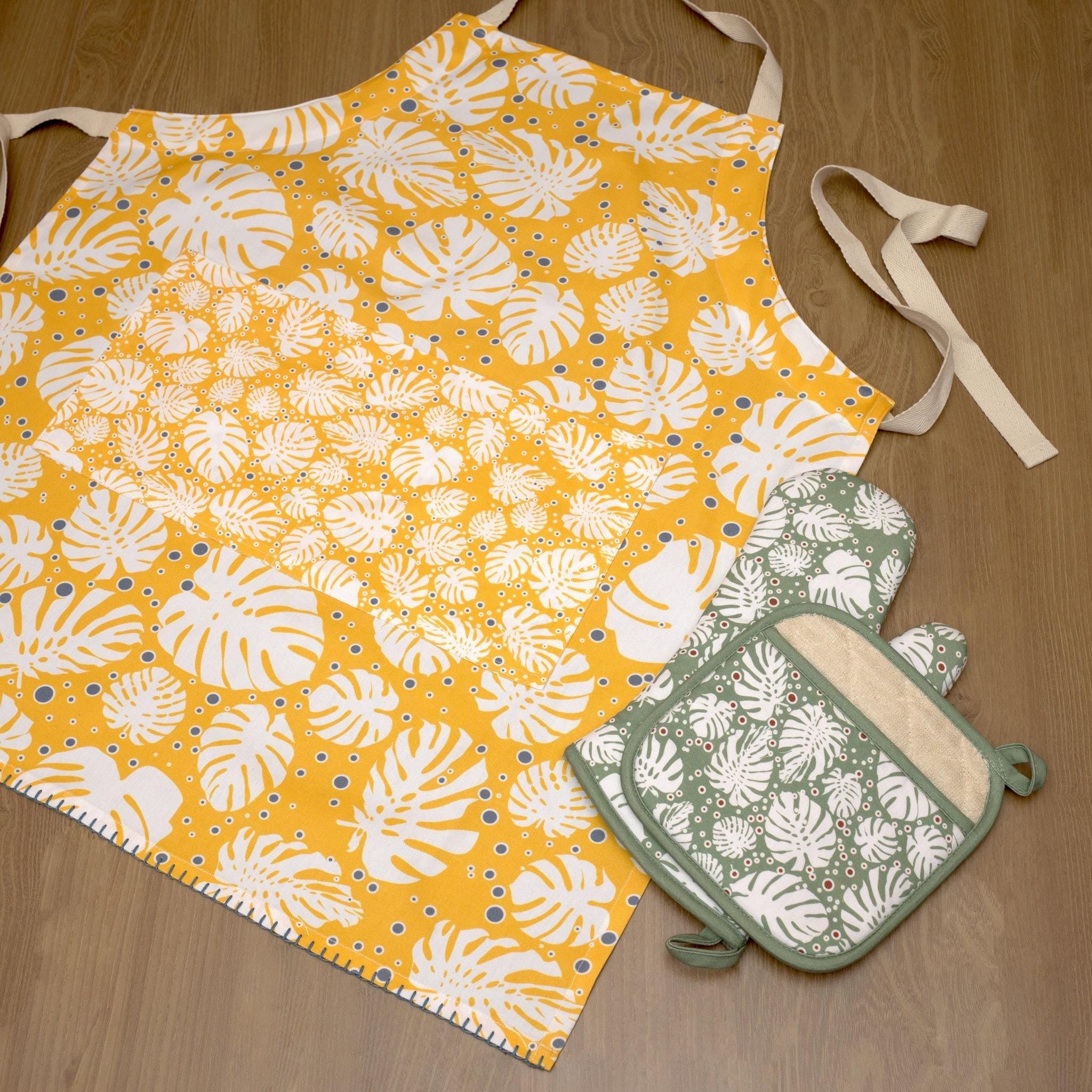 Monster Ah! Tropical Apron (2 Colors) - Shopthatapp.ca