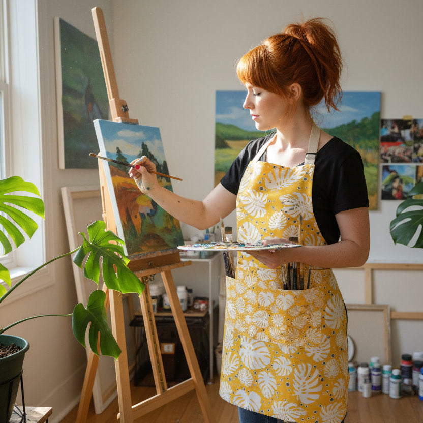 Monster Ah! Tropical Apron (2 Colors) - Shopthatapp.ca