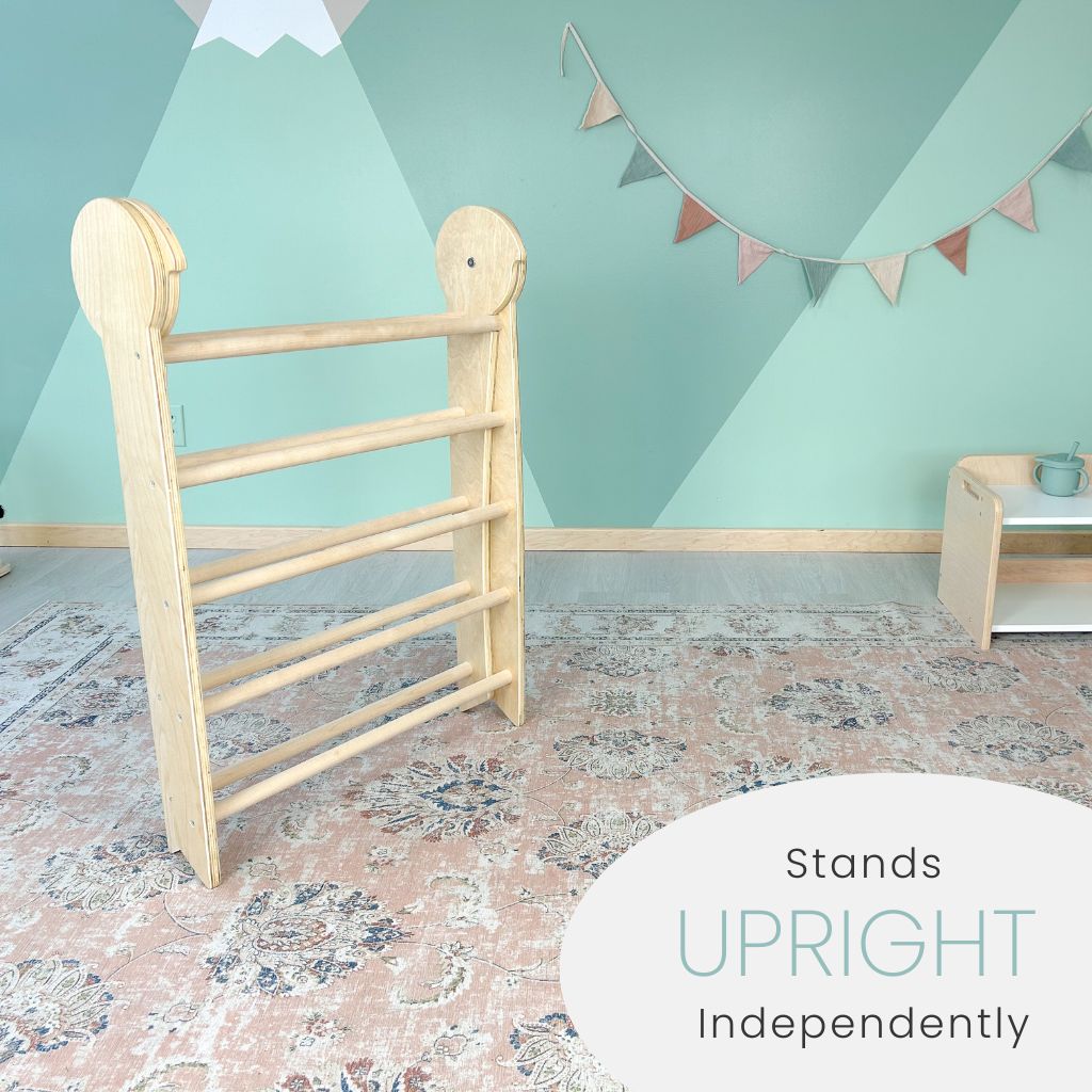 CRANBERRY CLIMBER - Montessori Wooden Triangle Climber for Kids - Shopthatapp.ca