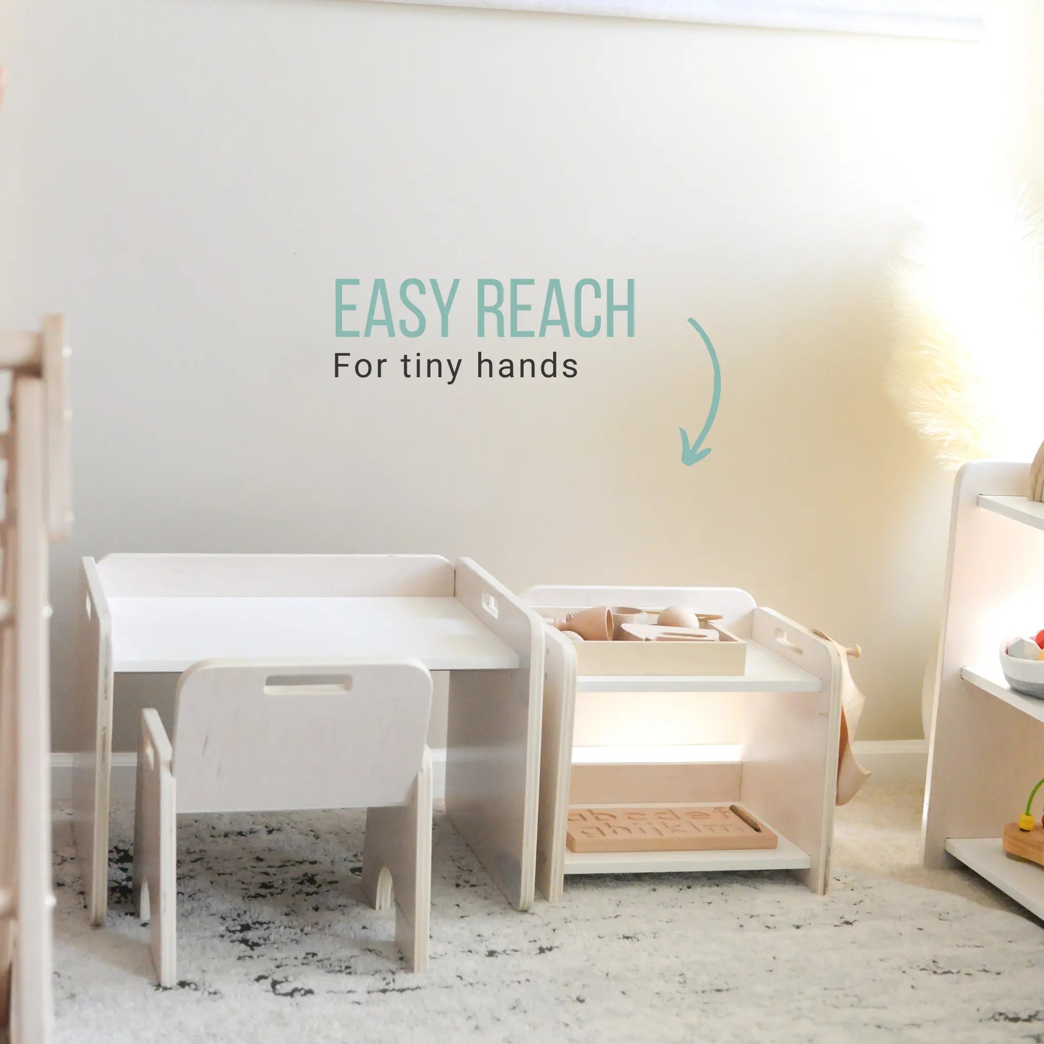 PAPAYA Shelf - Montessori Mini Shelf for Effective Organization - Shopthatapp.ca