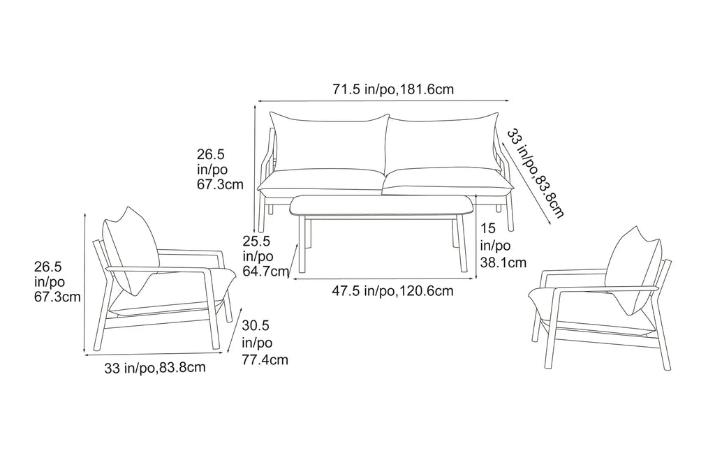 Monti Sofa Set