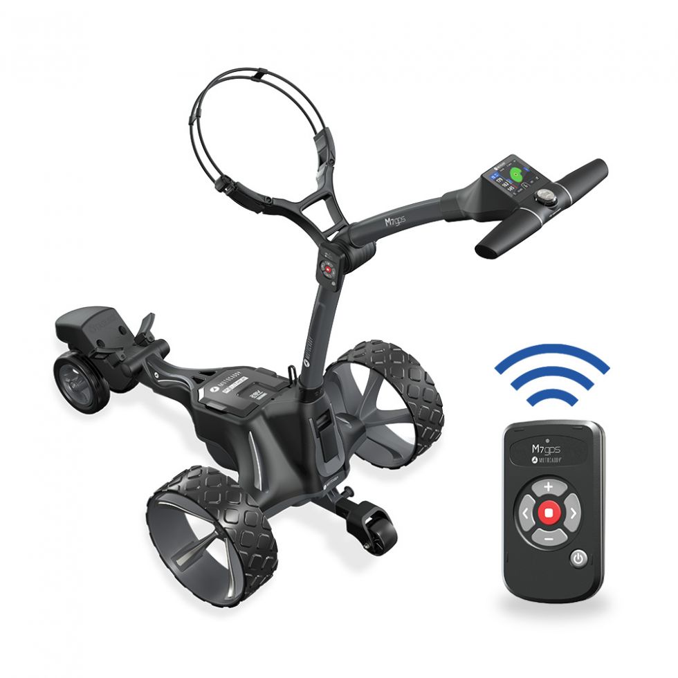 M7 GPS Electric Golf Trolley with ULTRA Lithium Battery – Remote-Controlled, Touchscreen, 40K+ Courses - Shopthatapp.ca