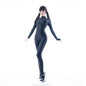 Shiny see-through spandex nylon bodysuit by MRJCOS, full-body cosplay Zentai suit with a sheer, form-fitting design.