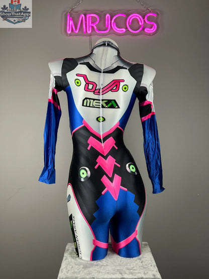 MRJCOS spandex zentai costume full body suit for Halloween cosplay, featuring a sleek, all-in-one design ideal for themed dress-up.