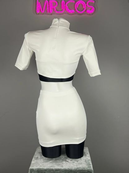 Anime Team Rocket cosplay costume set with gloves and skirt, made of spandex and leather, by MRJCOS.