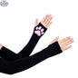Velvet cosplay gloves with 3D cat paw paddings and anime cat paw design by MRJCOS, featuring soft, textured material.