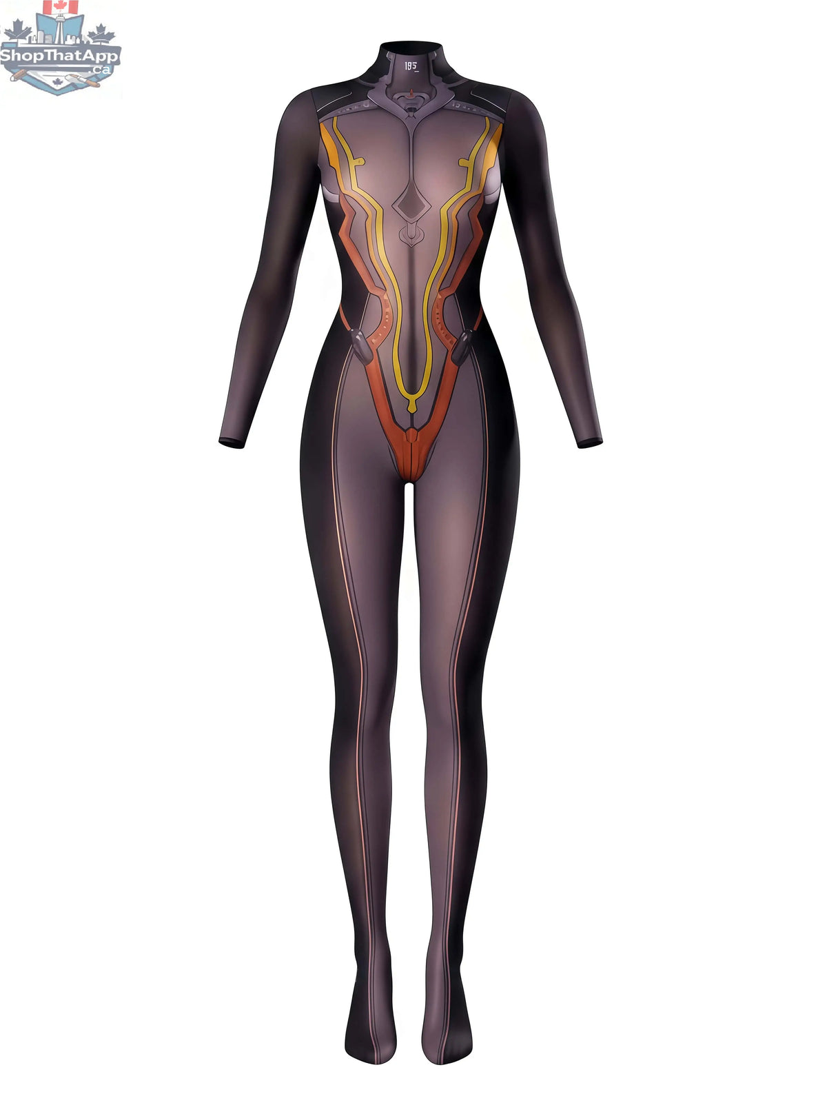 Anime Superhero Eve 10D sheer bodystocking by MRJCOS, ultra-thin lingerie featuring intricate anime-inspired design and form-fitting style.