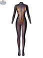 Anime Superhero Eve 10D sheer bodystocking by MRJCOS, ultra-thin lingerie featuring intricate anime-inspired design and form-fitting style.