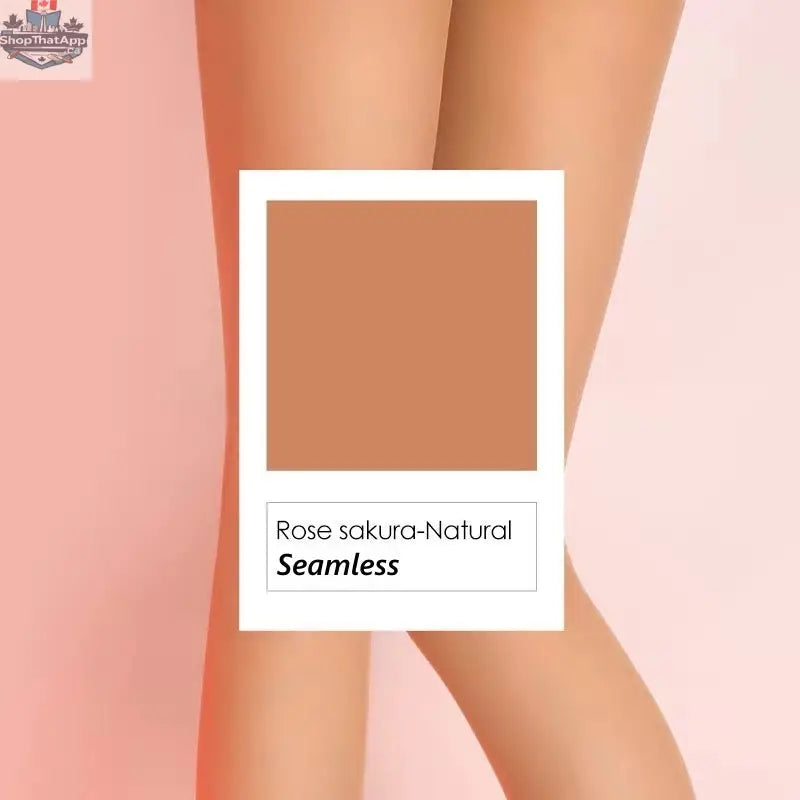Seamless high waist matte nylon pantyhose by MRJCOS, close-up of smooth, opaque tights emphasizing waist and leg coverage.
